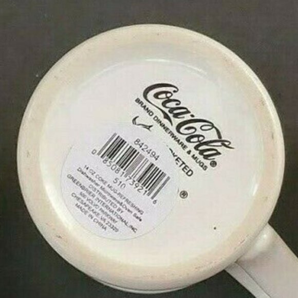 Coca Cola Mug Cups 14 oz, NWT The Real Thing Set of 3 Microwave Dishwasher Safe - Picture 10 of 13